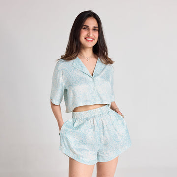 Oyster Co-ord Set with Shorts